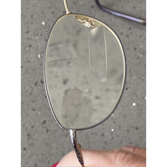 JESSICA MCCLINTOCK CV JMC 162 Lilac EYEGLASSES Frames ONLY 53-17-125 Half Rim - Picture 13 of 14